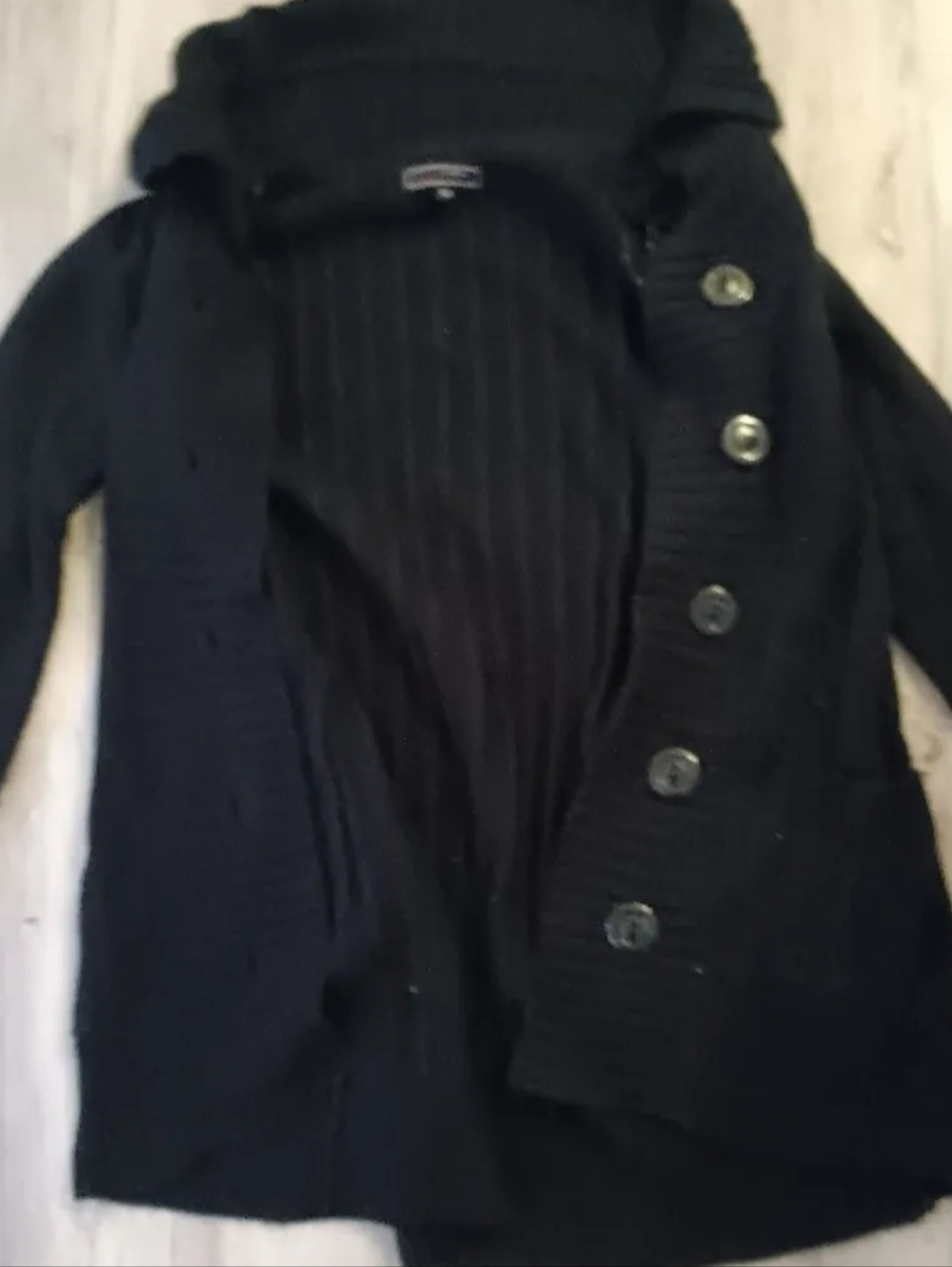 #66 y2k chunky cardigan sweater size medium